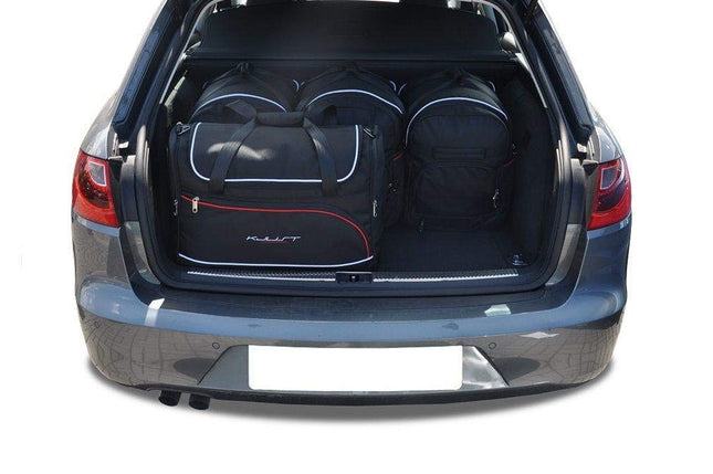 Kjust Kjust Reistassenset voor Seat Exeo ST stationwagen 2009-2013 - Set van 5 Tassen met 3 Roltassen en 2 Vliegtuigtassen Harvest Automotive 2