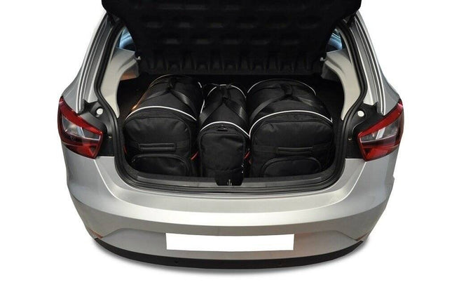 Kjust Kjust Reistassenset voor Seat Ibiza 3-deurs SC 2008-2017 - Set van 3 Tassen met 2 Roltassen en 1 Vliegtuigtas Harvest Automotive 1