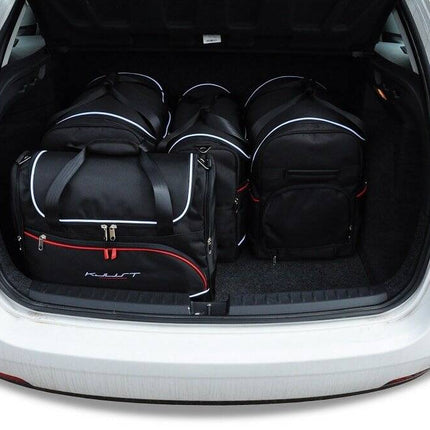 Kjust Kjust Reistassenset voor Seat Ibiza ST stationwagen 2010-2017 - Set van 5 Tassen met 2 Roltassen en 3 Vliegtuigtassen Harvest Automotive 2