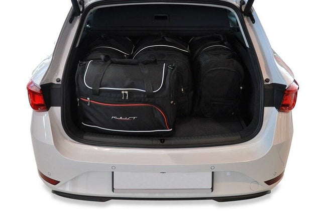 Kjust Kjust Reistassenset voor Seat Leon 5-deurs vanaf 2020 - Set van 5 Tassen met 3 Roltassen en 2 Vliegtuigtassen Harvest Automotive 2