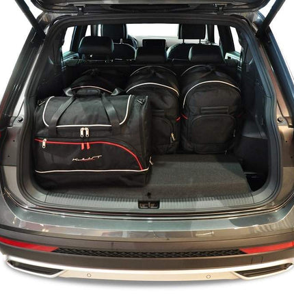 Kjust Kjust Reistassenset voor Seat Tarraco vanaf 2019 - Set van 5 Tassen met 3 Roltassen en 2 Sporttassen Harvest Automotive 2