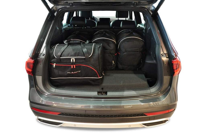 Kjust Kjust Reistassenset voor Seat Tarraco vanaf 2019 - Set van 5 Tassen met 3 Roltassen en 2 Sporttassen Harvest Automotive 2