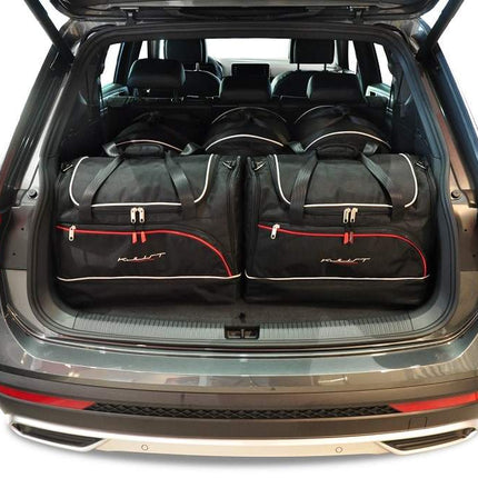 Kjust Kjust Reistassenset voor Seat Tarraco vanaf 2019 - Set van 5 Tassen met 3 Roltassen en 2 Sporttassen Harvest Automotive 1