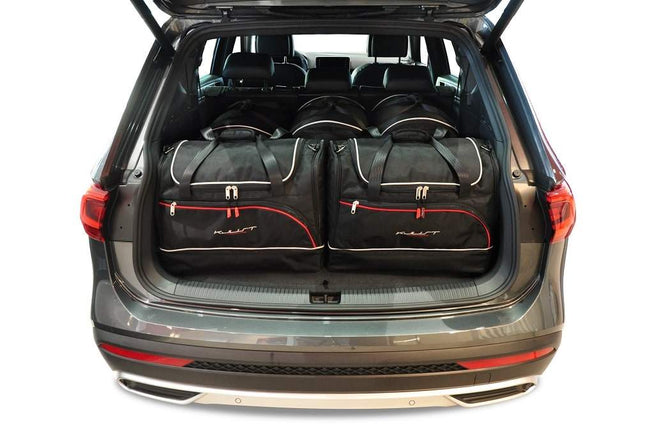 Kjust Kjust Reistassenset voor Seat Tarraco vanaf 2019 - Set van 5 Tassen met 3 Roltassen en 2 Sporttassen Harvest Automotive 1