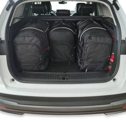 Kjust Kjust Reistassenset voor Skoda Enyaq vanaf 2021 - Set van 4 Tassen met 3 Roltassen en 1 Sporttas Harvest Automotive 2
