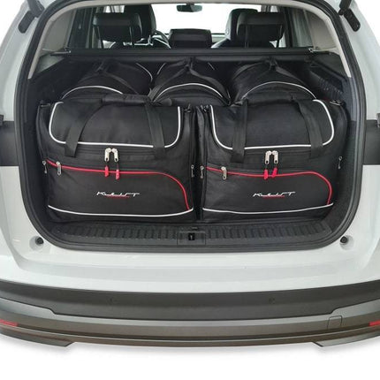 Kjust Kjust Reistassenset voor Skoda Enyaq vanaf 2021 - Set van 5 Tassen met 3 Roltassen en 2 Vliegtuigtassen Harvest Automotive 1