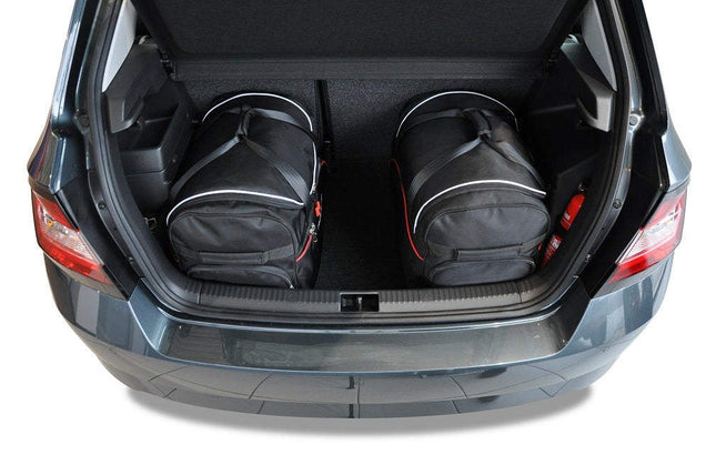 Kjust Kjust Reistassenset voor Skoda Fabia 5-deurs 2014-2021 - Set van 3 Tassen met 2 Roltassen en 1 Vliegtuigtas Harvest Automotive 2