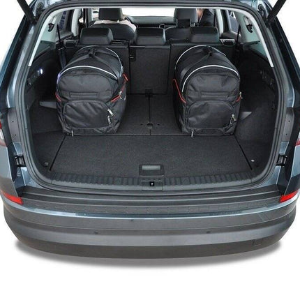 Kjust Kjust Reistassenset voor Skoda Kodiaq 2016-2024 - Set van 5 Tassen met 3 Roltassen en 2 Sporttassen Harvest Automotive 4