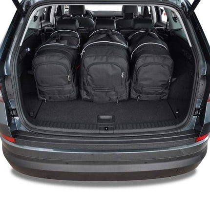 Kjust Kjust Reistassenset voor Skoda Kodiaq 2016-2024 - Set van 5 Tassen met 3 Roltassen en 2 Vliegtuigtassen Harvest Automotive 3