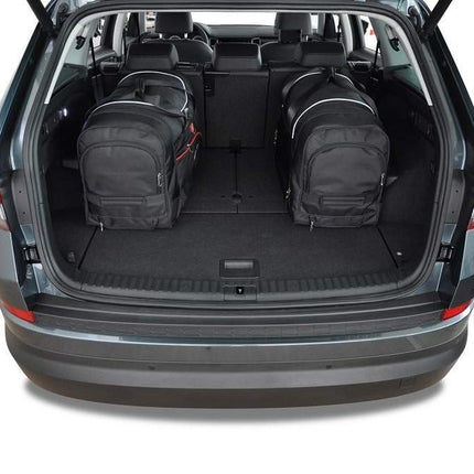 Kjust Kjust Reistassenset voor Skoda Kodiaq 2016-2024 - Set van 5 Tassen met 3 Roltassen en 2 Vliegtuigtassen Harvest Automotive 4