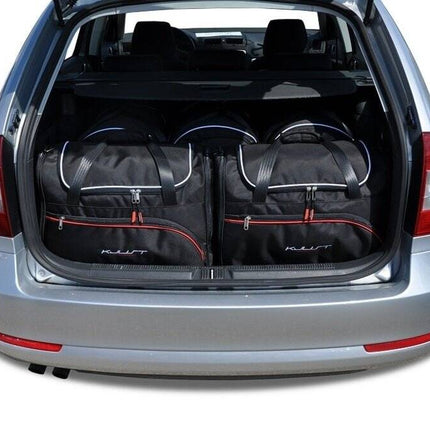 Kjust Kjust Reistassenset voor Skoda Octavia stationwagen 2009-2013 - Set van 5 Tassen met 3 Roltassen en 2 Sporttassen Harvest Automotive 1