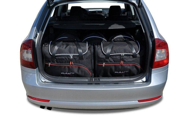 Kjust Kjust Reistassenset voor Skoda Octavia stationwagen 2009-2013 - Set van 5 Tassen met 3 Roltassen en 2 Sporttassen Harvest Automotive 1