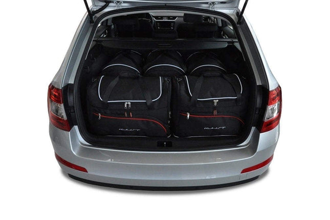 Kjust Kjust Reistassenset voor Skoda Octavia stationwagen 2013-2020 - Set van 5 Tassen met 3 Roltassen en 2 Sporttassen Harvest Automotive 1