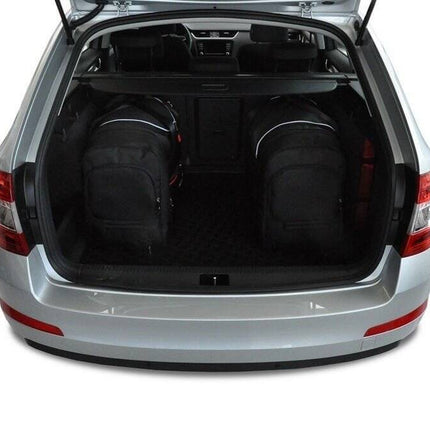 Kjust Kjust Reistassenset voor Skoda Octavia stationwagen 2013-2020 - Set van 5 Tassen met 3 Roltassen en 2 Vliegtuigtassen Harvest Automotive 4