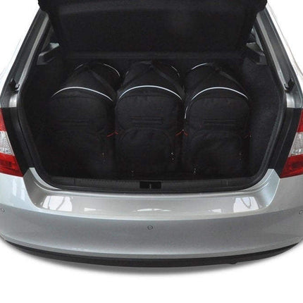Kjust Kjust Reistassenset voor Skoda Rapid 5-deurs vanaf 2012 - Set van 5 Tassen met 3 Roltassen en 2 Sporttassen Harvest Automotive 3