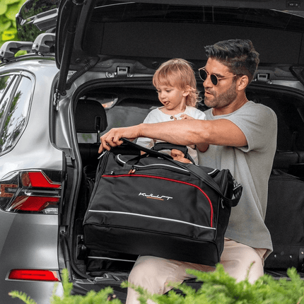 Kjust Kjust Reistassenset voor Smart ForTwo vanaf 2014 - Set van 2 Tassen met 2 Vliegtuigtassen Harvest Automotive 4