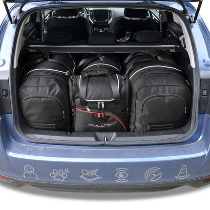 Kjust Kjust Reistassenset voor Subaru Impreza 5-deurs vanaf 2018 - Set van 4 Tassen met 2 Roltassen 1 Sporttas en 1 Vliegtuigtas Harvest Automotive 1