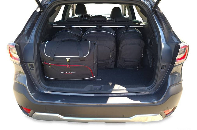 Kjust Kjust Reistassenset voor Subaru Outback vanaf 2021 - Set van 5 Tassen met 3 Roltassen en 2 Vliegtuigtassen Harvest Automotive 2