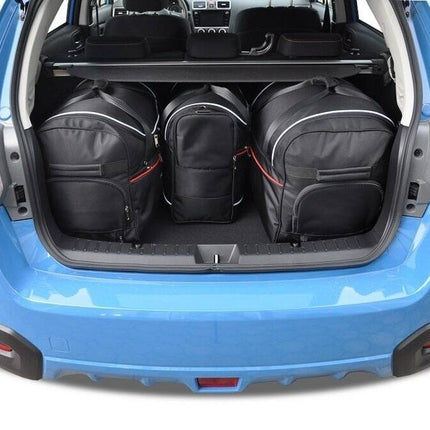 Kjust Kjust Reistassenset voor Subaru XV 2011-2017 - Set van 4 Tassen met 2 Roltassen en 2 Vliegtuigtassen Harvest Automotive 2