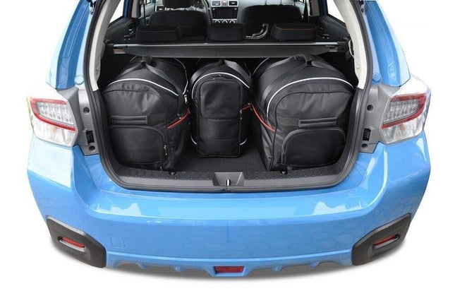 Kjust Kjust Reistassenset voor Subaru XV 2011-2017 - Set van 4 Tassen met 2 Roltassen en 2 Vliegtuigtassen Harvest Automotive 2