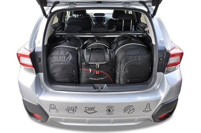 Kjust Kjust Reistassenset voor Subaru XV 2017-2021 - Set van 4 Tassen met 2 Roltassen 1 Sporttas en 1 Vliegtuigtas Harvest Automotive 1