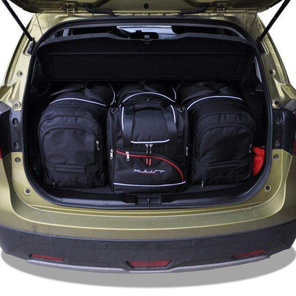 Kjust Kjust Reistassenset voor Suzuki SX4 S-Cross 2013-2021 - Set van 4 Tassen met 2 Roltassen 1 Sporttas en 1 Vliegtuigtas Harvest Automotive 1