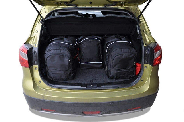 Kjust Kjust Reistassenset voor Suzuki SX4 S-Cross 2013-2021 - Set van 4 Tassen met 2 Roltassen en 2 Sporttassen Harvest Automotive 2