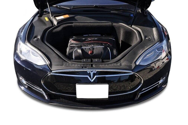 Kjust Kjust Reistassenset voor Tesla Model S vanaf 2014 - Set van 6 Tassen met 3 Roltassen 2 Sporttassen en 1 Vliegtuigtas Harvest Automotive 2