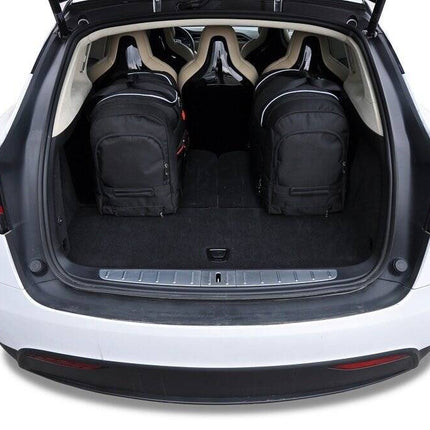 Kjust Kjust Reistassenset voor Tesla Model X 2015-2022 - Set van 5 Tassen met 3 Roltassen en 2 Sporttassen Harvest Automotive 4
