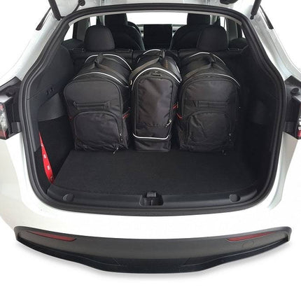 Kjust Kjust Reistassenset voor Tesla Model Y 2020-2025 - Set van 5 Tassen met 2 Roltassen 1 Sporttas en 2 Vliegtuigtassen Harvest Automotive 8