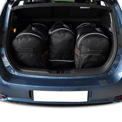 Kjust Kjust Reistassenset voor Toyota Auris 5-deurs 2012-2018 - Set van 4 Tassen met 2 Roltassen 1 Sporttas en 1 Vliegtuigtas Harvest Automotive 2