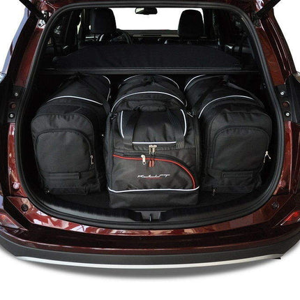 Kjust Kjust Reistassenset voor Toyota RAV 4 5-deurs 2013-2019 - Set van 4 Tassen met 3 Roltassen en 1 Sporttas Harvest Automotive 1