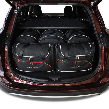Kjust Kjust Reistassenset voor Toyota RAV 4 5-deurs 2013-2019 - Set van 5 Tassen met 3 Roltassen en 2 Vliegtuigtassen Harvest Automotive 1