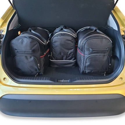 Kjust Kjust Reistassenset voor Toyota Yaris Cross vanaf 2021 - Set van 4 Tassen met 2 Roltassen 1 Sporttas en 1 Vliegtuigtas Harvest Automotive 6