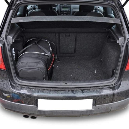 Kjust Kjust Reistassenset voor Volkswagen Golf 5-deurs 2004-2008 - Set van 4 Tassen met 2 Roltassen 1 Sporttas en 1 Vliegtuigtas Harvest Automotive 4