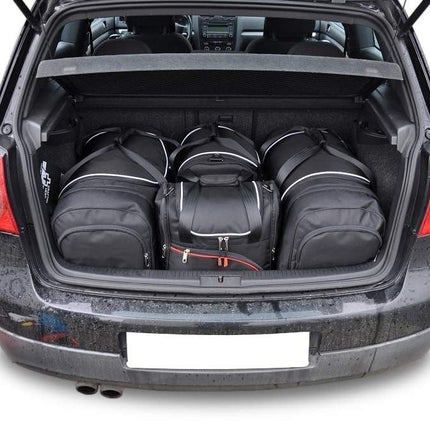 Kjust Kjust Reistassenset voor Volkswagen Golf 5-deurs 2004-2008 - Set van 4 Tassen met 2 Roltassen 1 Sporttas en 1 Vliegtuigtas Harvest Automotive 1