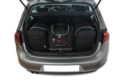 Kjust Reistassenset voor Volkswagen Golf 5-deurs 2013-2020 - Set van 4 Tassen met 2 Roltassen en 2 Sporttassen