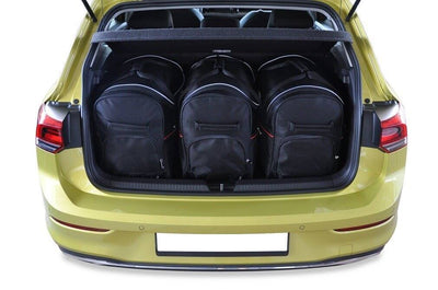 Kjust Reistassenset voor Volkswagen Golf 5-deurs vanaf 2020 - Set van 3 Tassen met 3 Roltassen