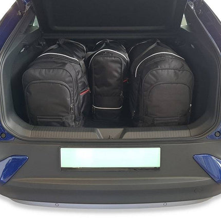 Kjust Kjust Reistassenset voor Volkswagen ID.5 vanaf 2022 - Set van 4 Tassen met 2 Roltassen 1 Sporttas en 1 Vliegtuigtas Harvest Automotive 2