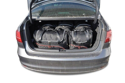 Kjust Reistassenset voor Volkswagen Jetta Sedan 2011-2014 - Set van 5 Tassen met 3 Roltassen en 2 Vliegtuigtassen