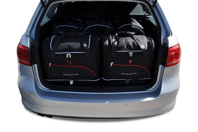 Kjust Kjust Reistassenset voor Volkswagen Passat Variant 2011-2014 - Set van 5 Tassen met 3 Roltassen en 2 Sporttassen Harvest Automotive 1