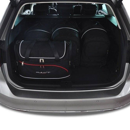 Kjust Kjust Reistassenset voor Volkswagen Passat Variant 2014-2024 - Set van 5 Tassen met 3 Roltassen en 2 Vliegtuigtassen Harvest Automotive 2