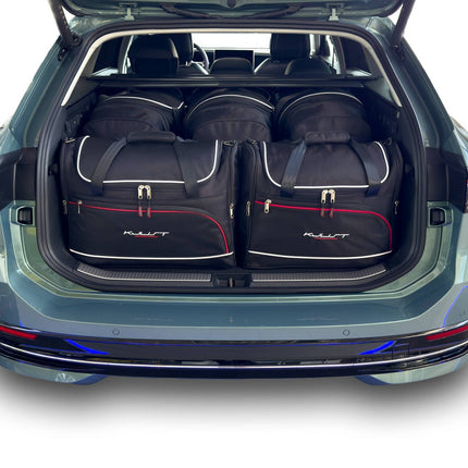 Kjust Kjust Reistassenset voor Volkswagen Passat Variant vanaf 2024 - Set van 5 Tassen met 3 Roltassen en 2 Vliegtuigtassen Harvest Automotive 1