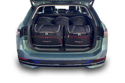 Kjust Reistassenset voor Volkswagen Passat Variant vanaf 2024 - Set van 5 Tassen met 3 Roltassen en 2 Vliegtuigtassen