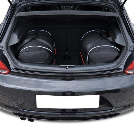 Kjust Kjust Reistassenset voor Volkswagen Scirocco 2008-2017 - Set van 4 Tassen met 2 Roltassen 1 Sporttas en 1 Vliegtuigtas Harvest Automotive 3