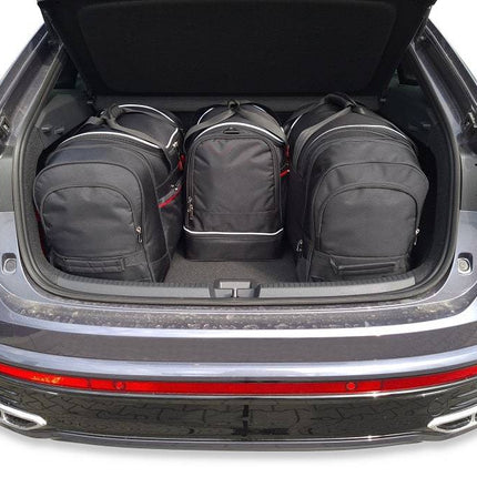 Kjust Kjust Reistassenset voor Volkswagen Taigo vanaf 2021 - Set van 4 Tassen met 2 Roltassen 1 Sporttas en 1 Vliegtuigtas Harvest Automotive 2