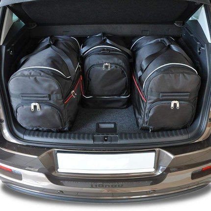 Kjust Kjust Reistassenset voor Volkswagen Tiguan 2007-2016 - Set van 4 Tassen met 2 Roltassen en 2 Sporttassen Harvest Automotive 2
