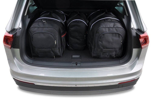 Kjust Kjust Reistassenset voor Volkswagen Tiguan 2016-2024 - Set van 4 Tassen met 2 Roltassen en 2 Sporttassen Harvest Automotive 2