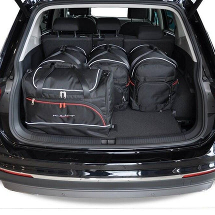 Kjust Kjust Reistassenset voor Volkswagen Tiguan Allspace 2017-2024 - Set van 5 Tassen met 3 Roltassen en 2 Sporttassen Harvest Automotive 2