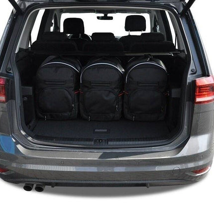 Kjust Kjust Reistassenset voor Volkswagen Touran vanaf 2015 - Set van 5 Tassen met 3 Roltassen en 2 Vliegtuigtassen Harvest Automotive 2